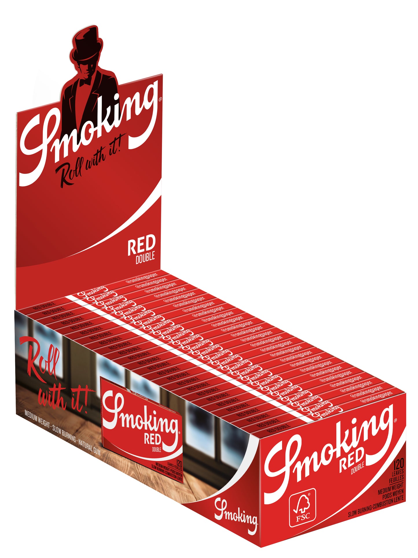 SMOKING REGULAR RED DOUBLE WINDOW