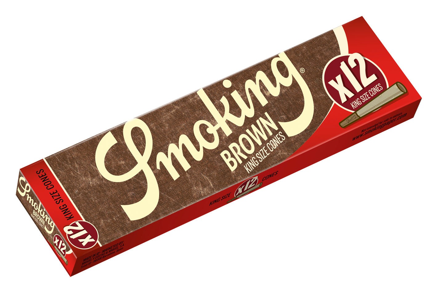 SMOKING CONES 12 STK NATURAL