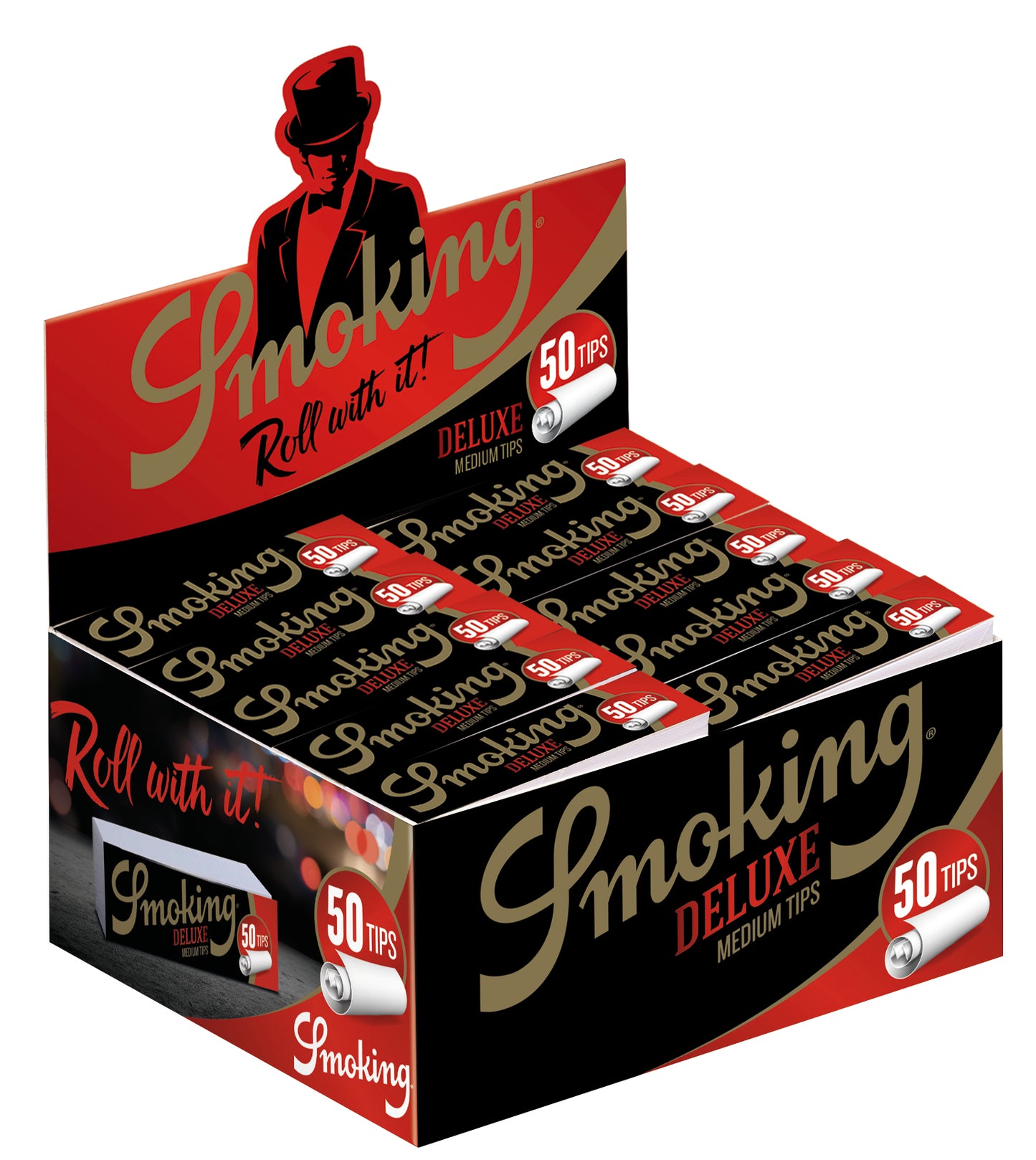 SMOKING FILTER TIPS, MEDIUM SIZE STRAIGHT
