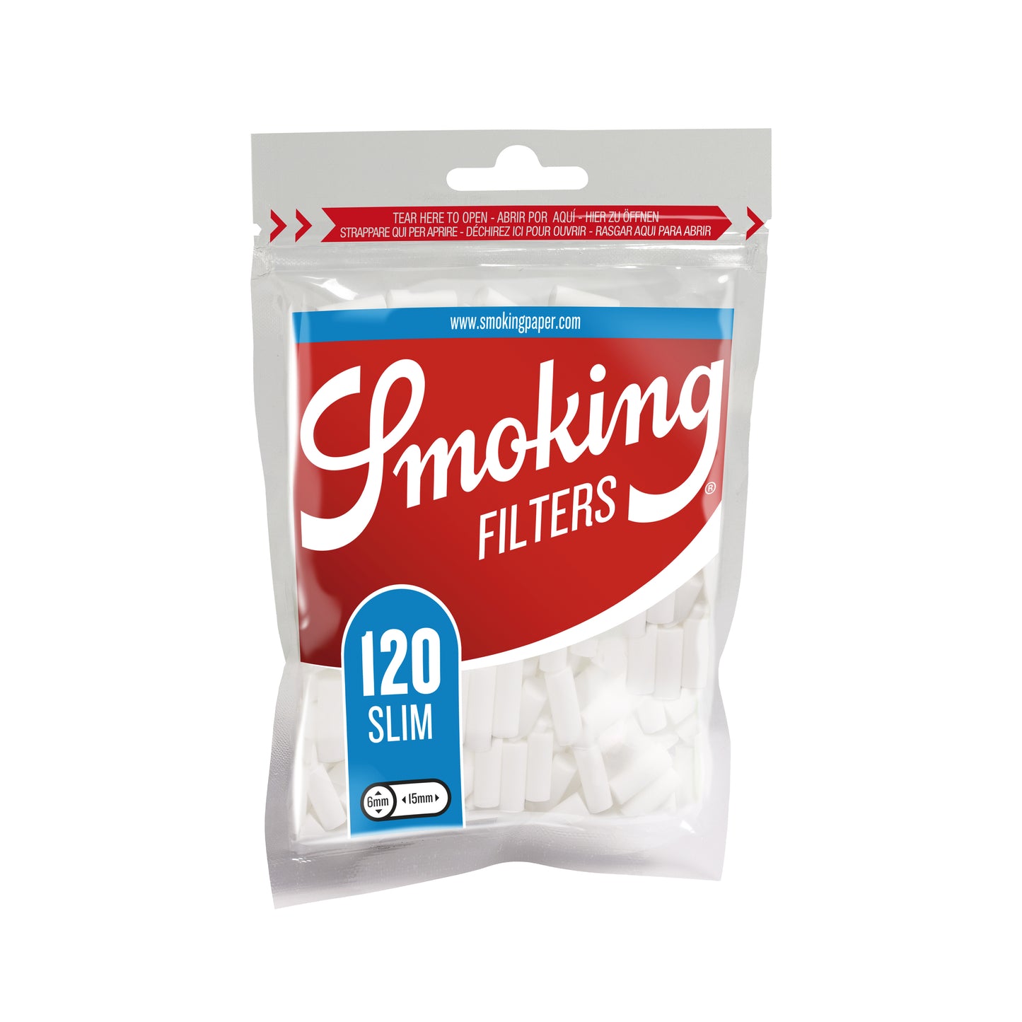 SMOKING PRE-CUT FILTERS, SLIM