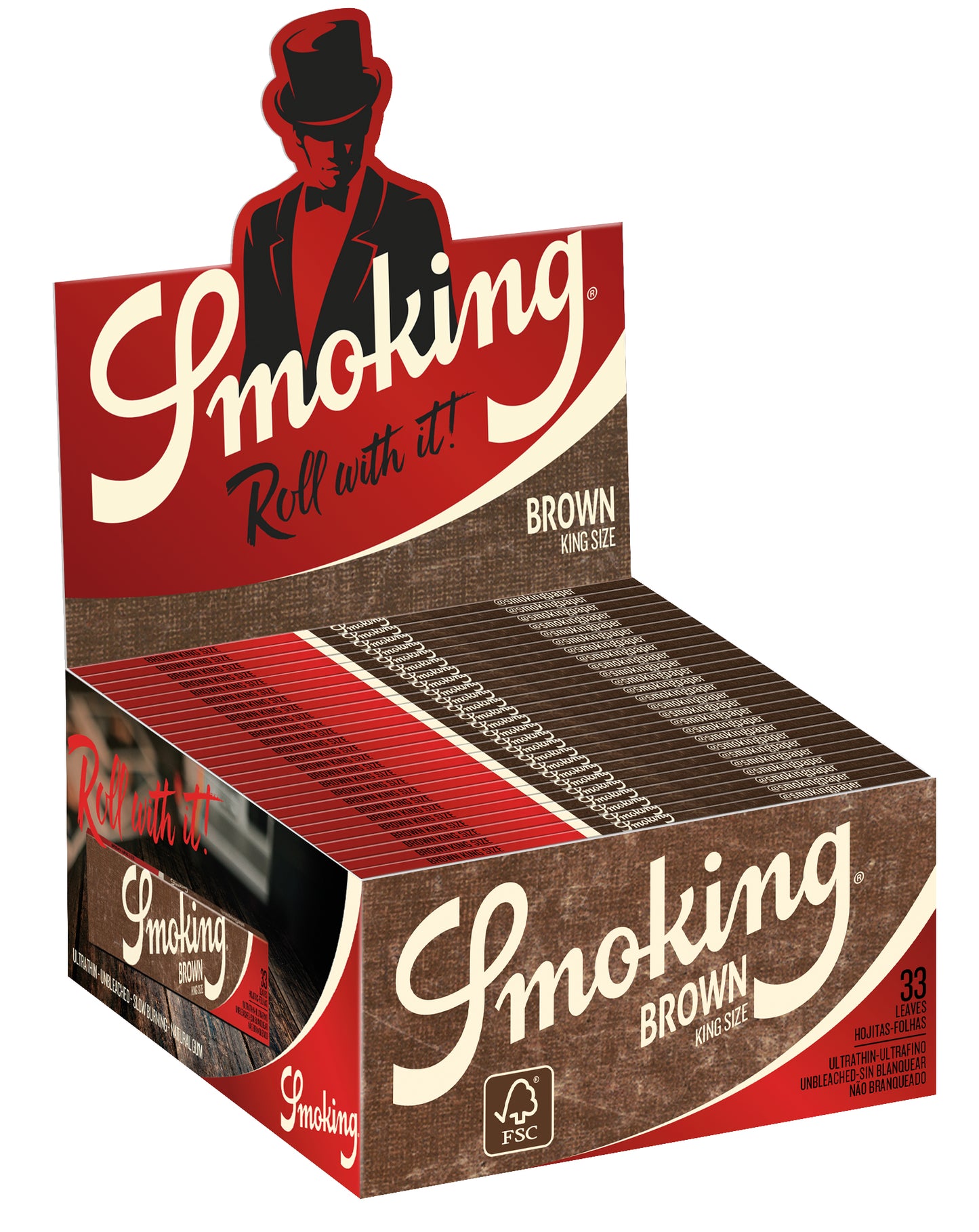 SMOKING KING SIZE BROWN