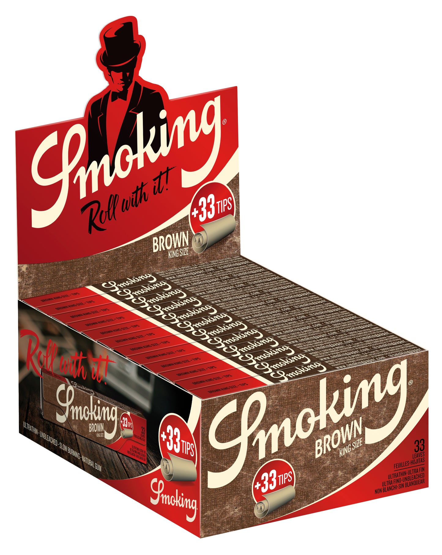 SMOKING KING SIZE BROWN + FILTER