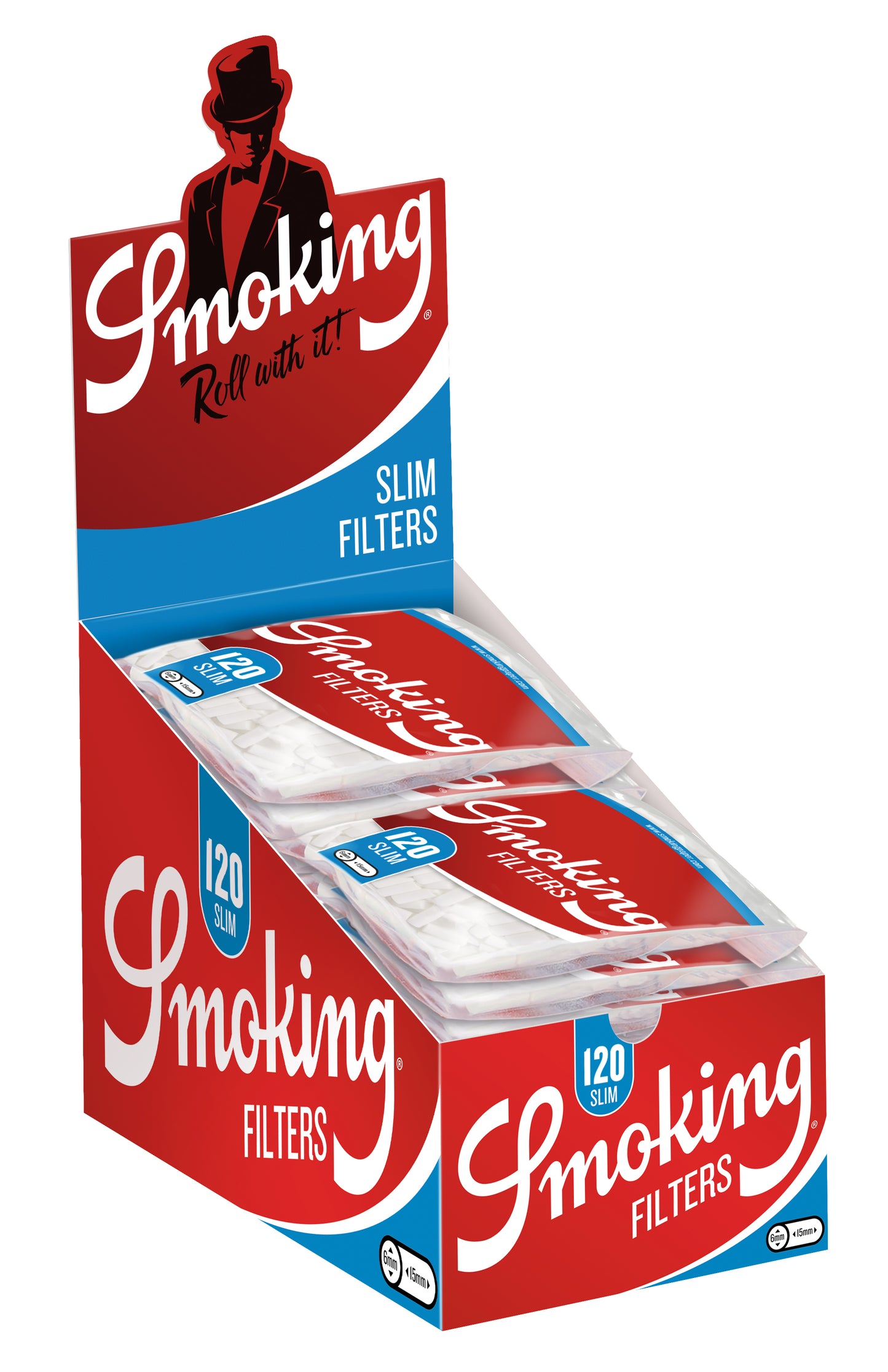 SMOKING PRE-CUT FILTERS, SLIM