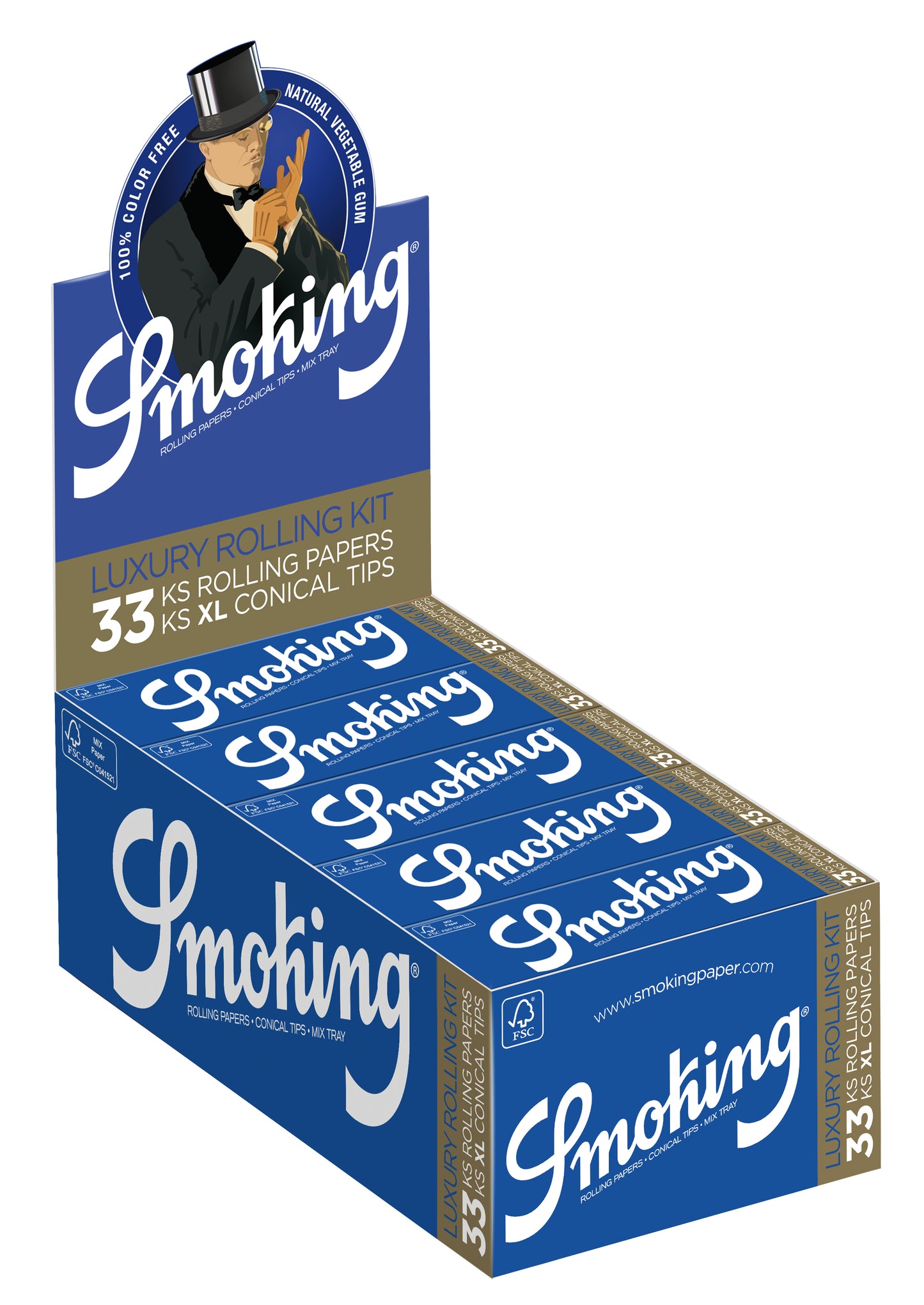 SMOKING KING SIZE BLUE LUXURY PACK