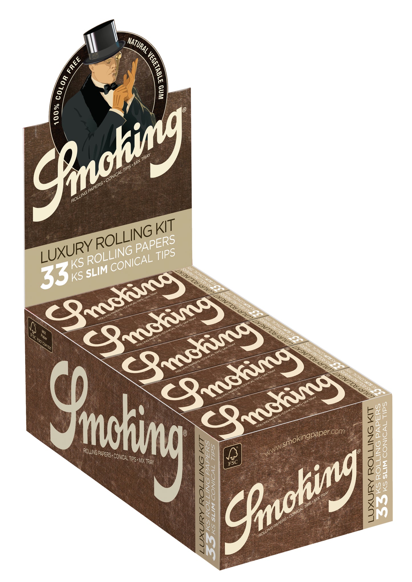 SMOKING KING SIZE BROWN LUXURY PACK