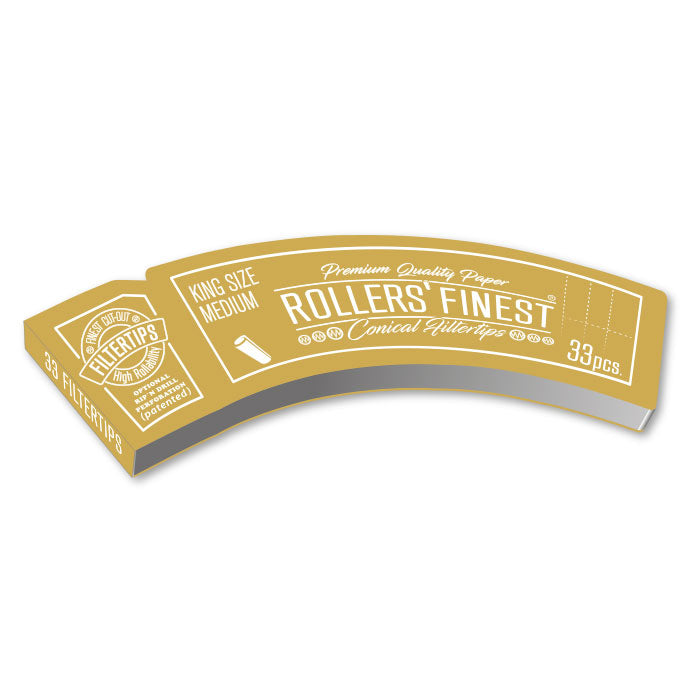 ROLLERS' FINEST FILTERTIPS, KING SIZE MEDIUM BOOKLET