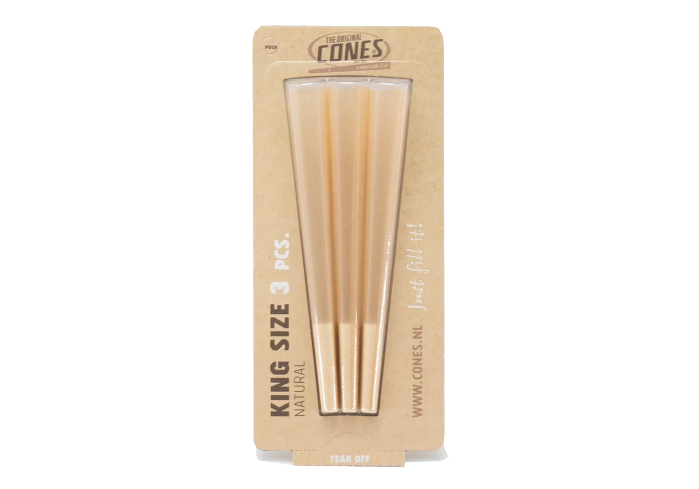 CONES CLASSIC 3 STK NATURAL