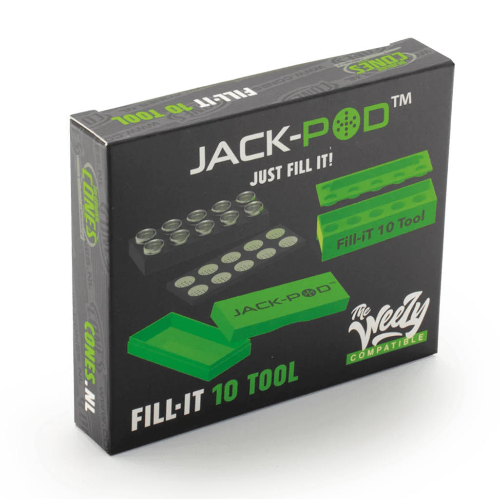 JACK-POD FILL-IT TOOL AND STASHBOX INKL. 10 JACK-PODS