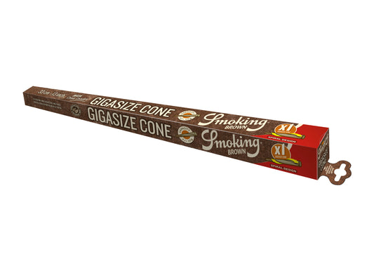 SMOKING CONES 1 STK GIGA SIZE BROWN