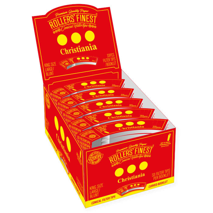 ROLLERS' FINEST FILTERTIPS, KING SIZE LARGE BOOKLET - CHRISTIANIA