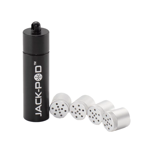 THE WEEZY - STASH TUBE 4+ SORT INKL. 4 KAPSLER